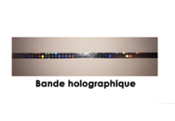 bande holographique exemple